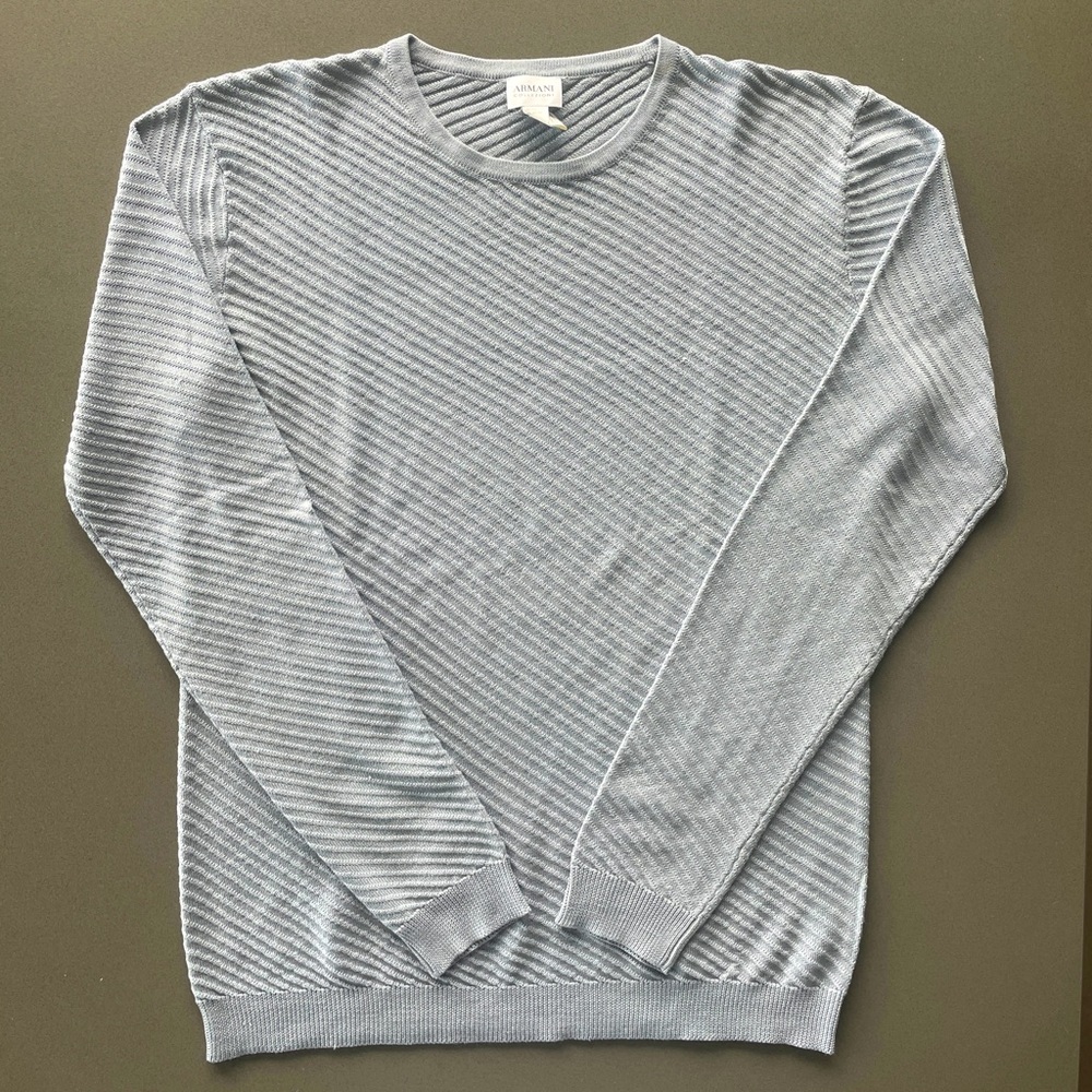 Armani silk/cotton knit shirt